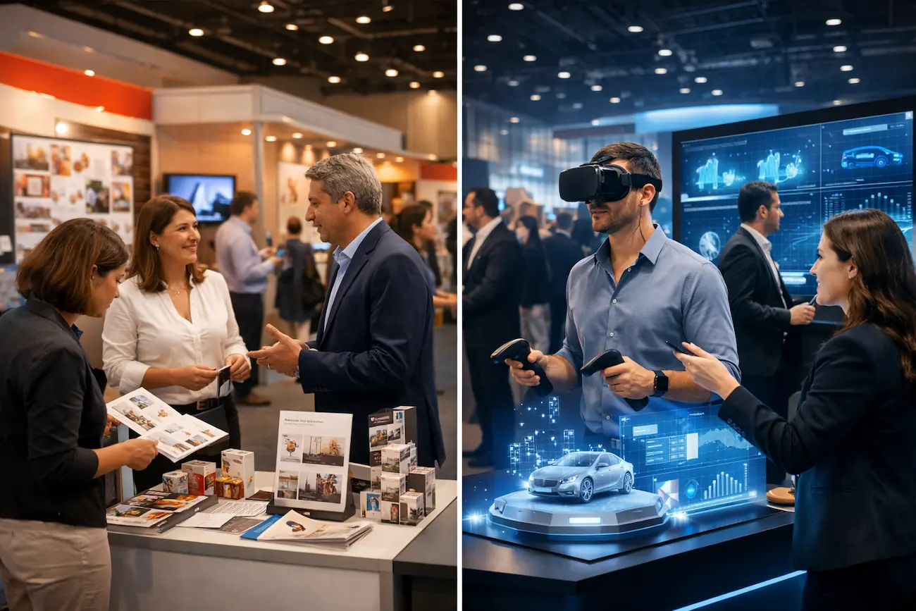 دمج التكنولوجيا والواقع الافتراضي في المعارض