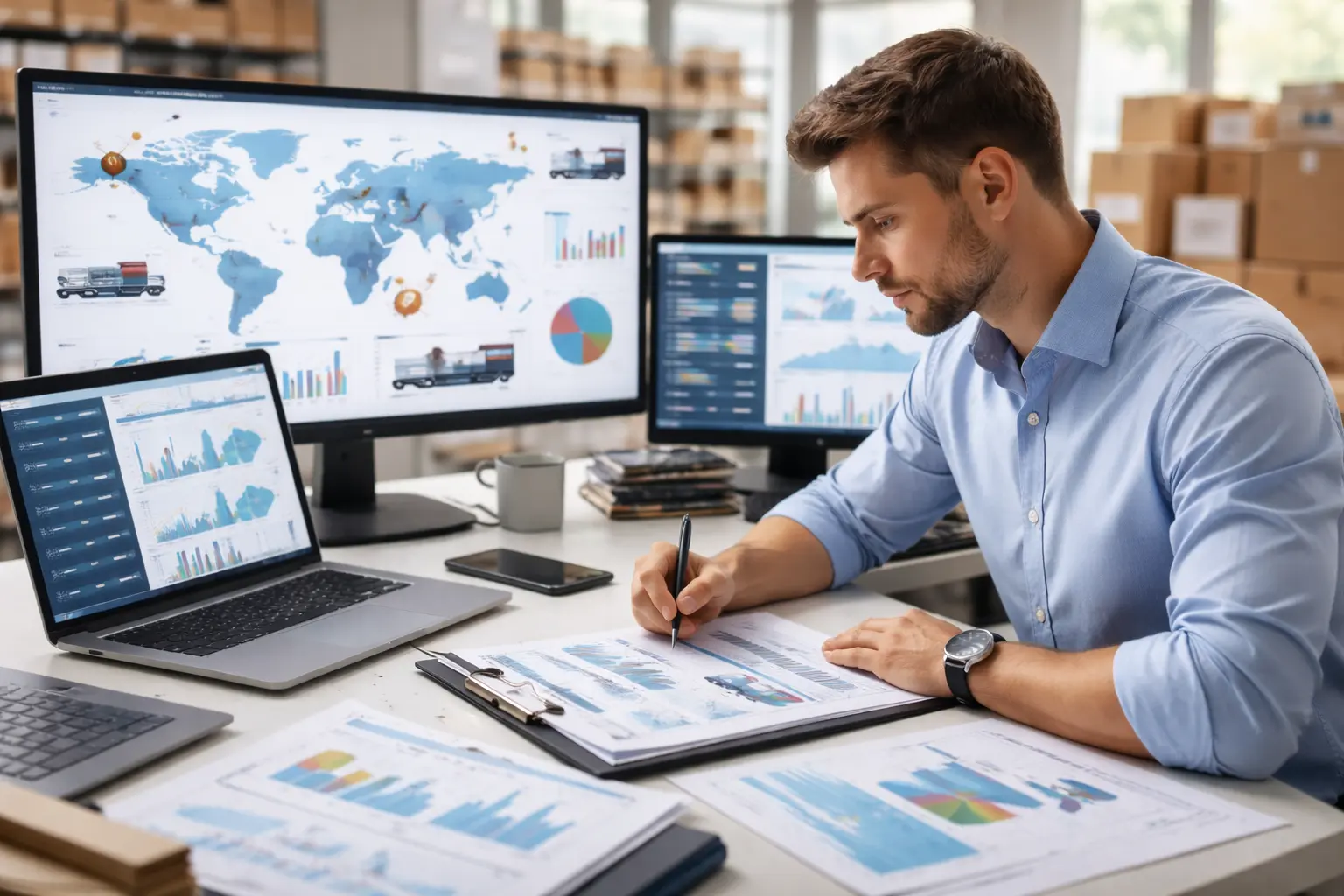 مستقبل الخدمات اللوجستية في الأسواق الحديثة